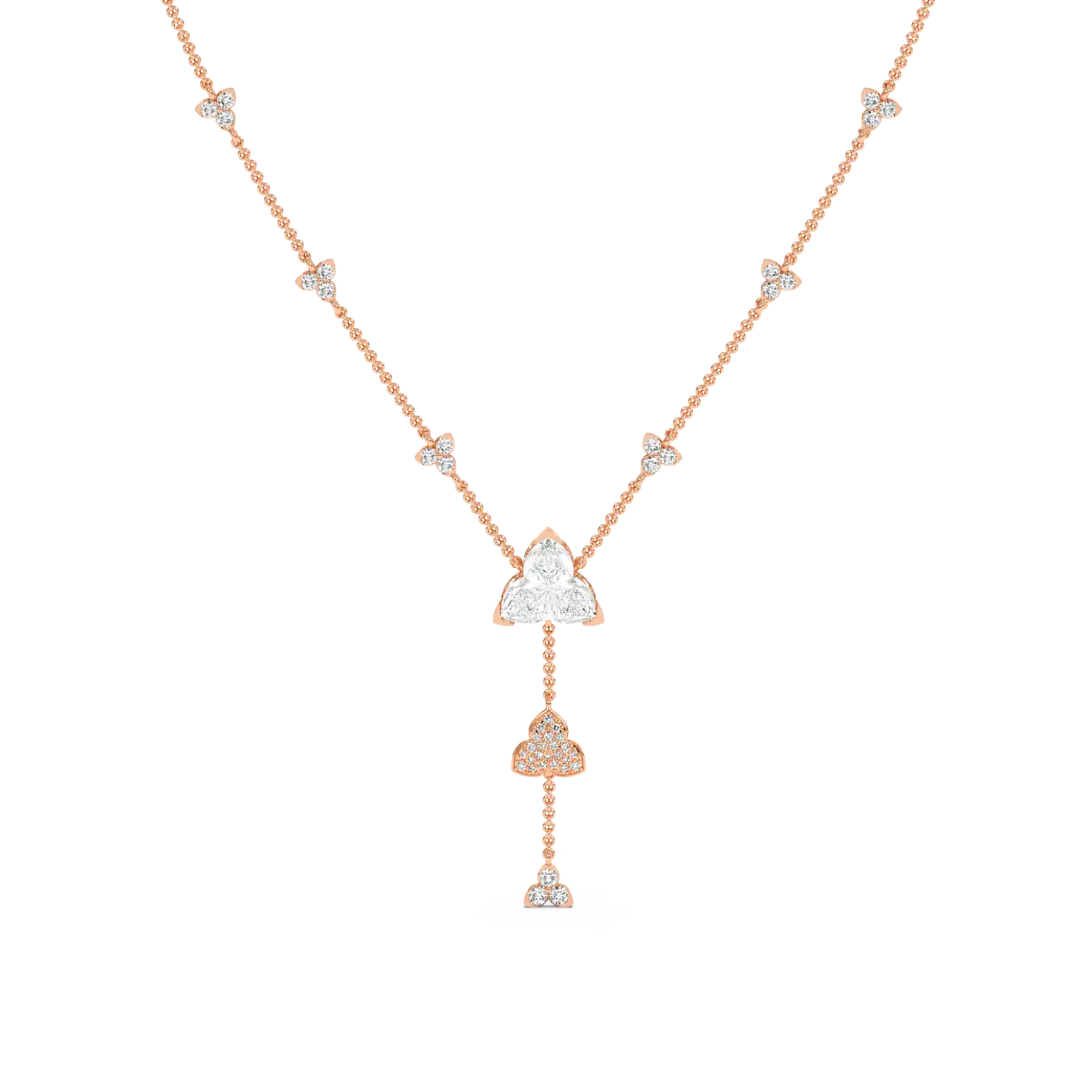 Petal Cascade Y-Necklace