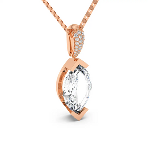 Fancy Pendant - Step Cut Marquise