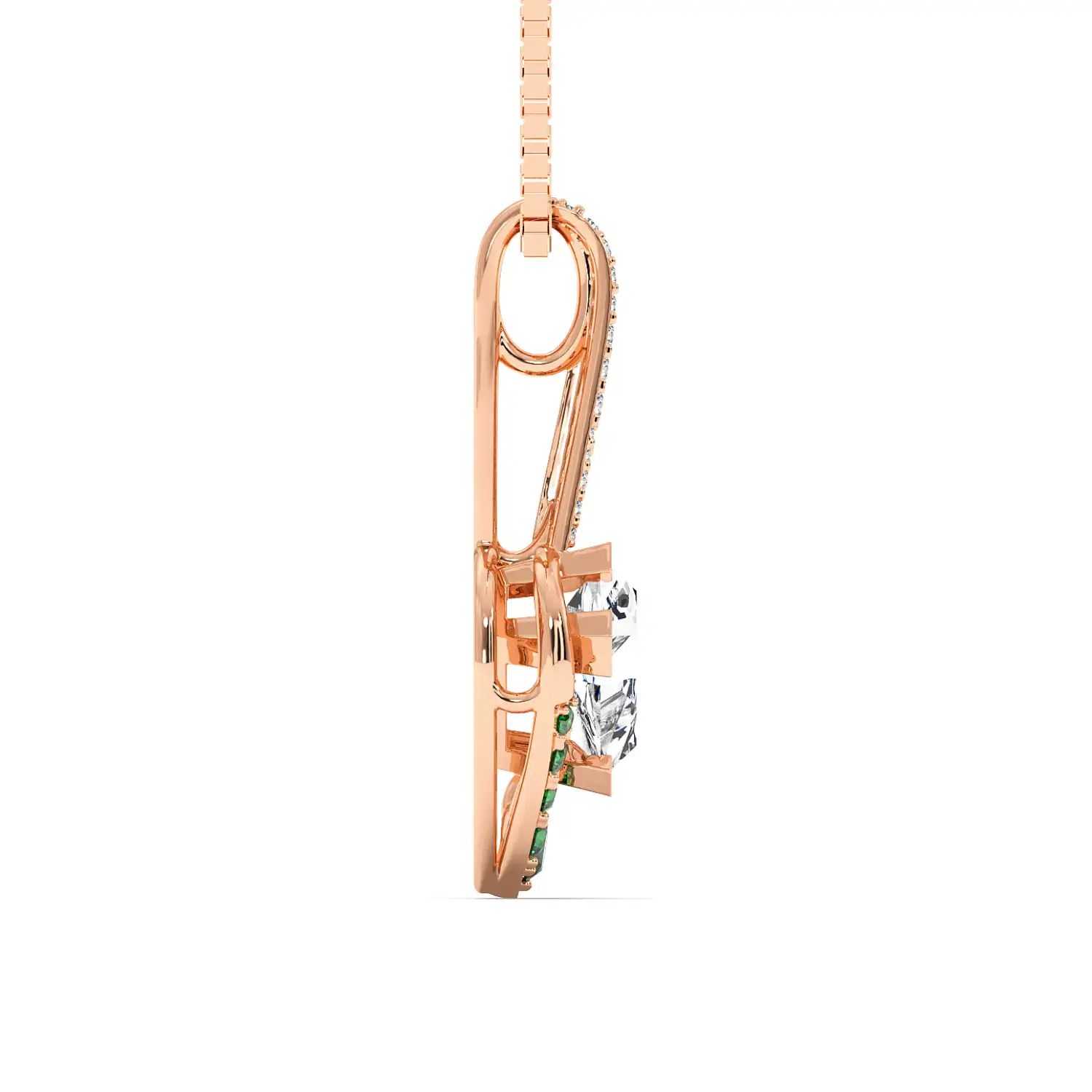 Calfstone Drop Necklace