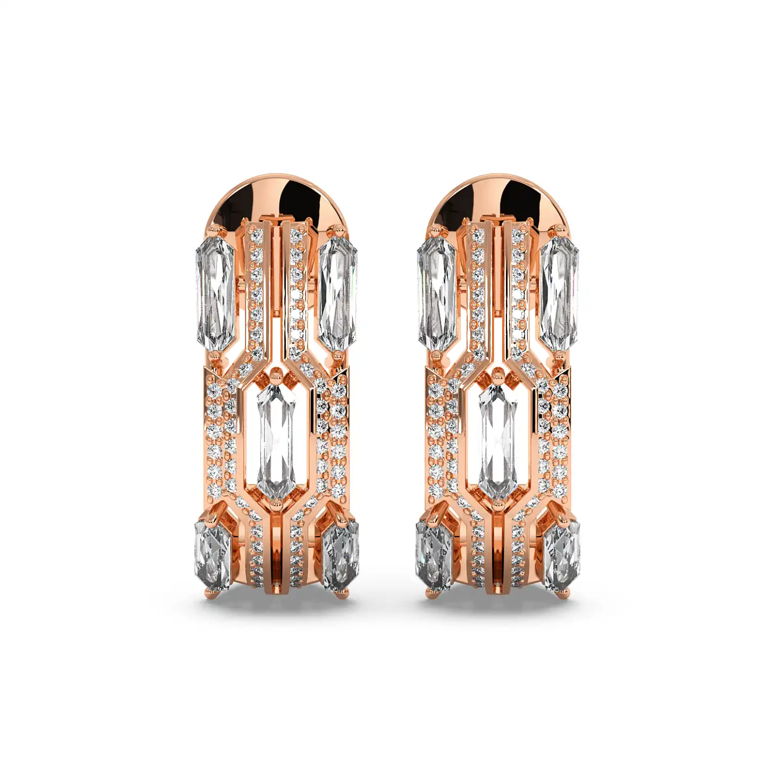 Obelisk Hexa Earrings