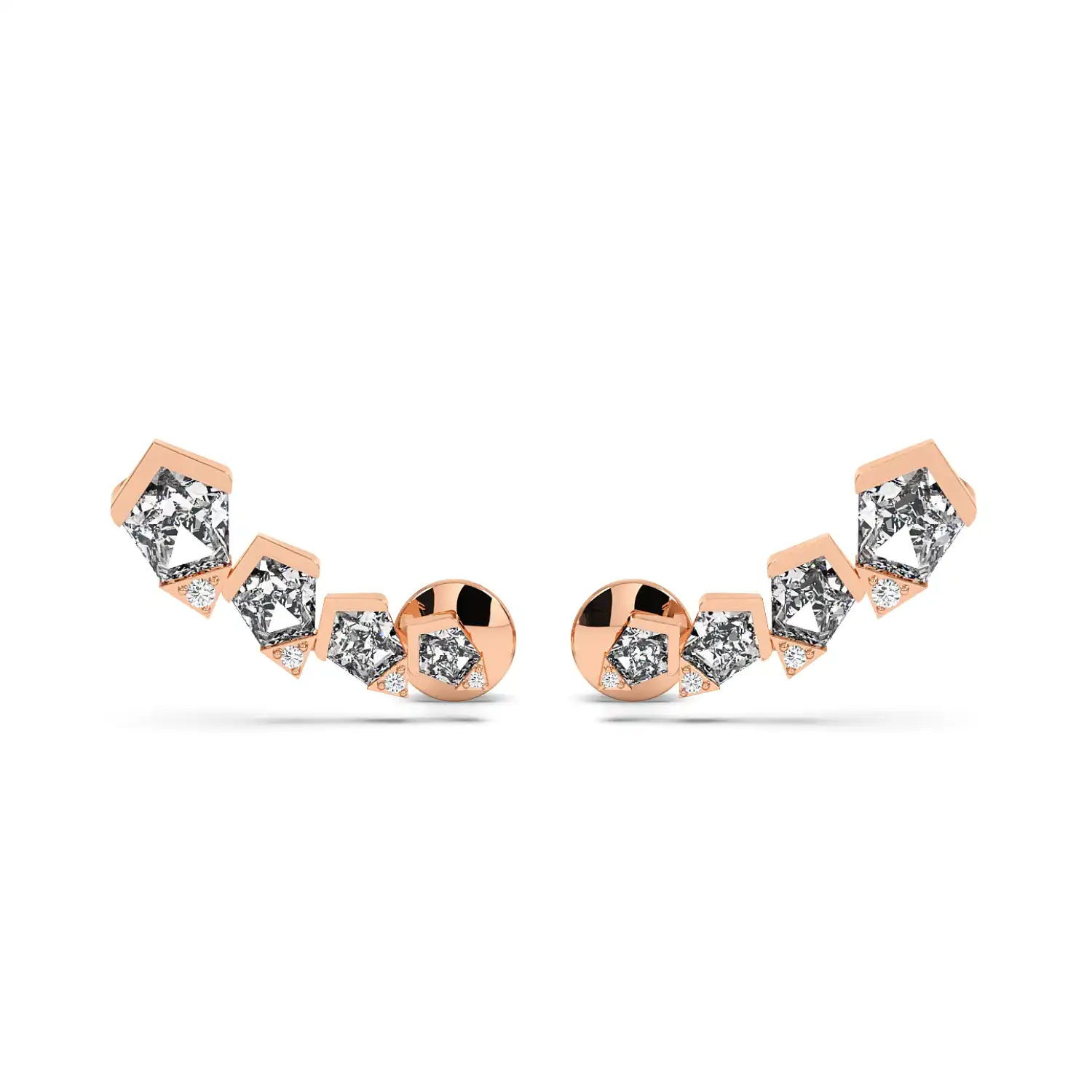Shield Climber Earrings
