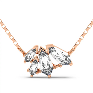 Cluster Shield Necklace