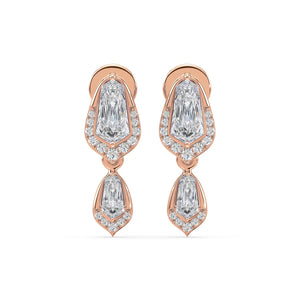Shield Drop Earrings