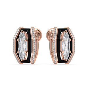 Geo Octagon Earrings