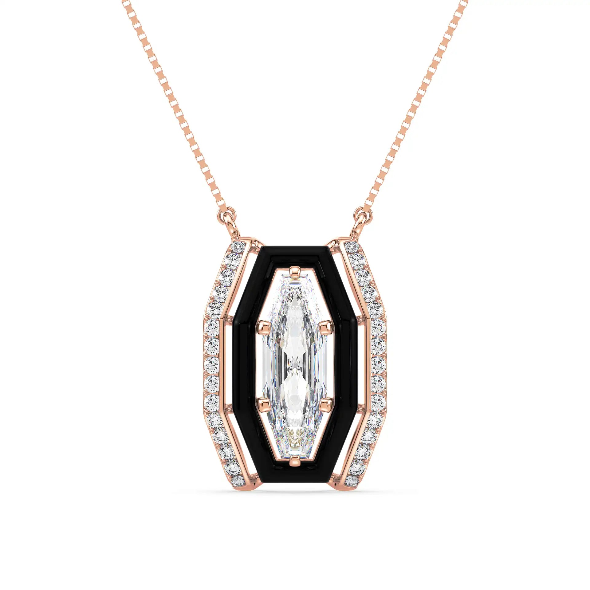 Geo Octagon Necklace