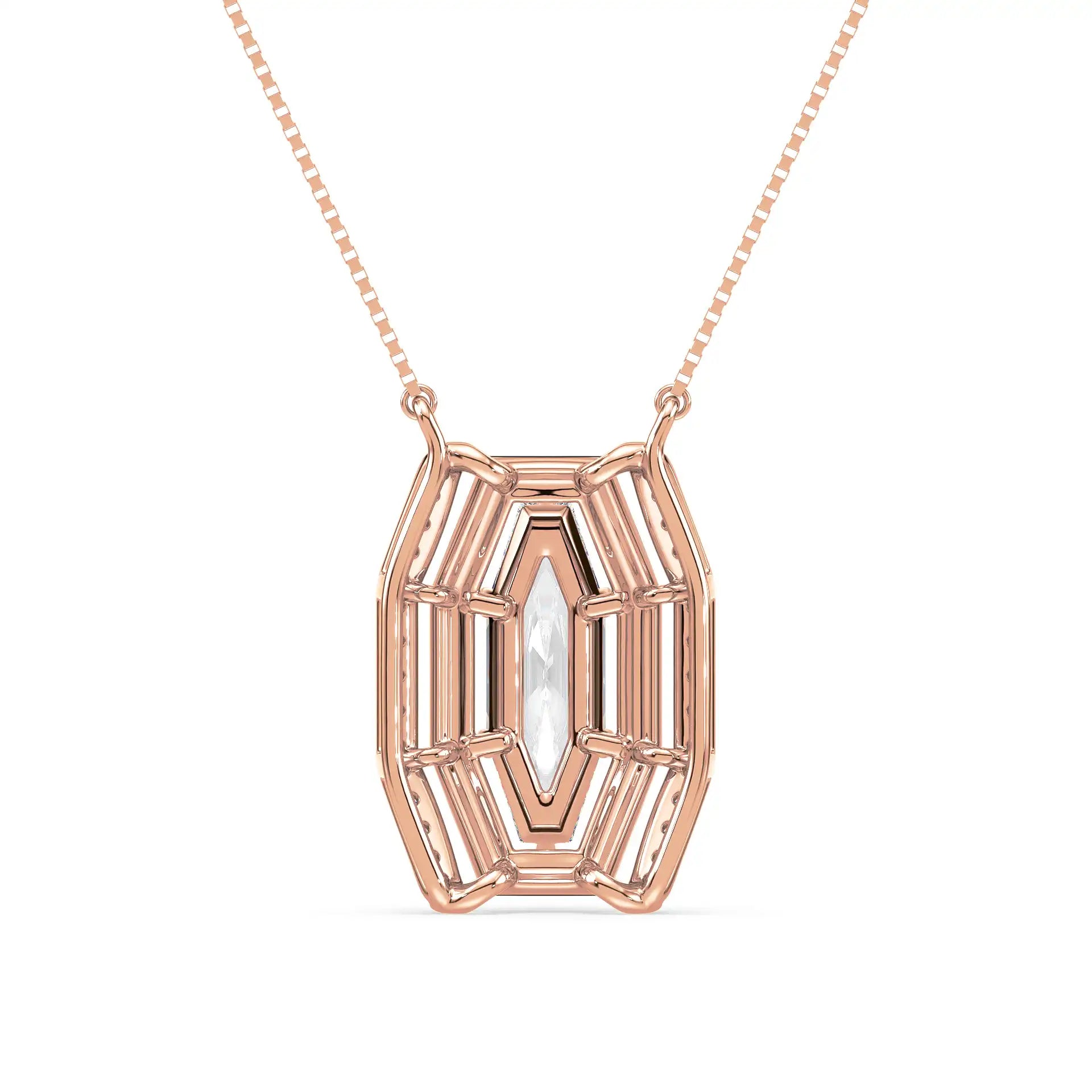 Geo Octagon Necklace