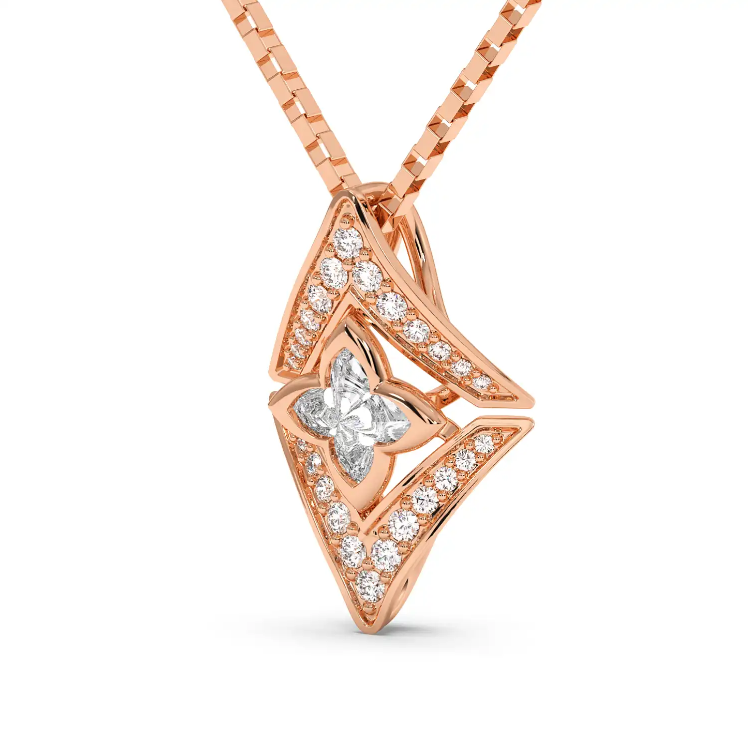 Floral Crest Pendant