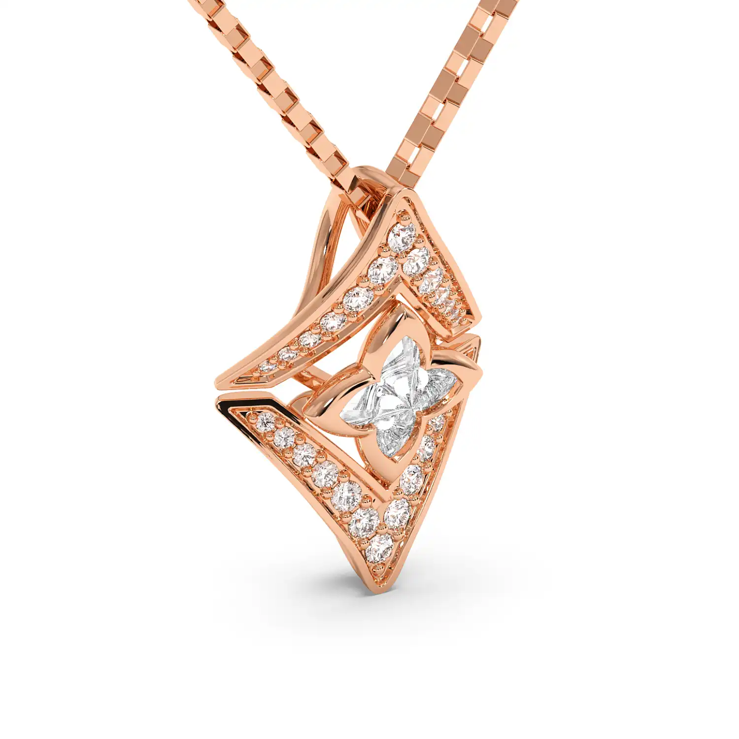 Floral Crest Pendant