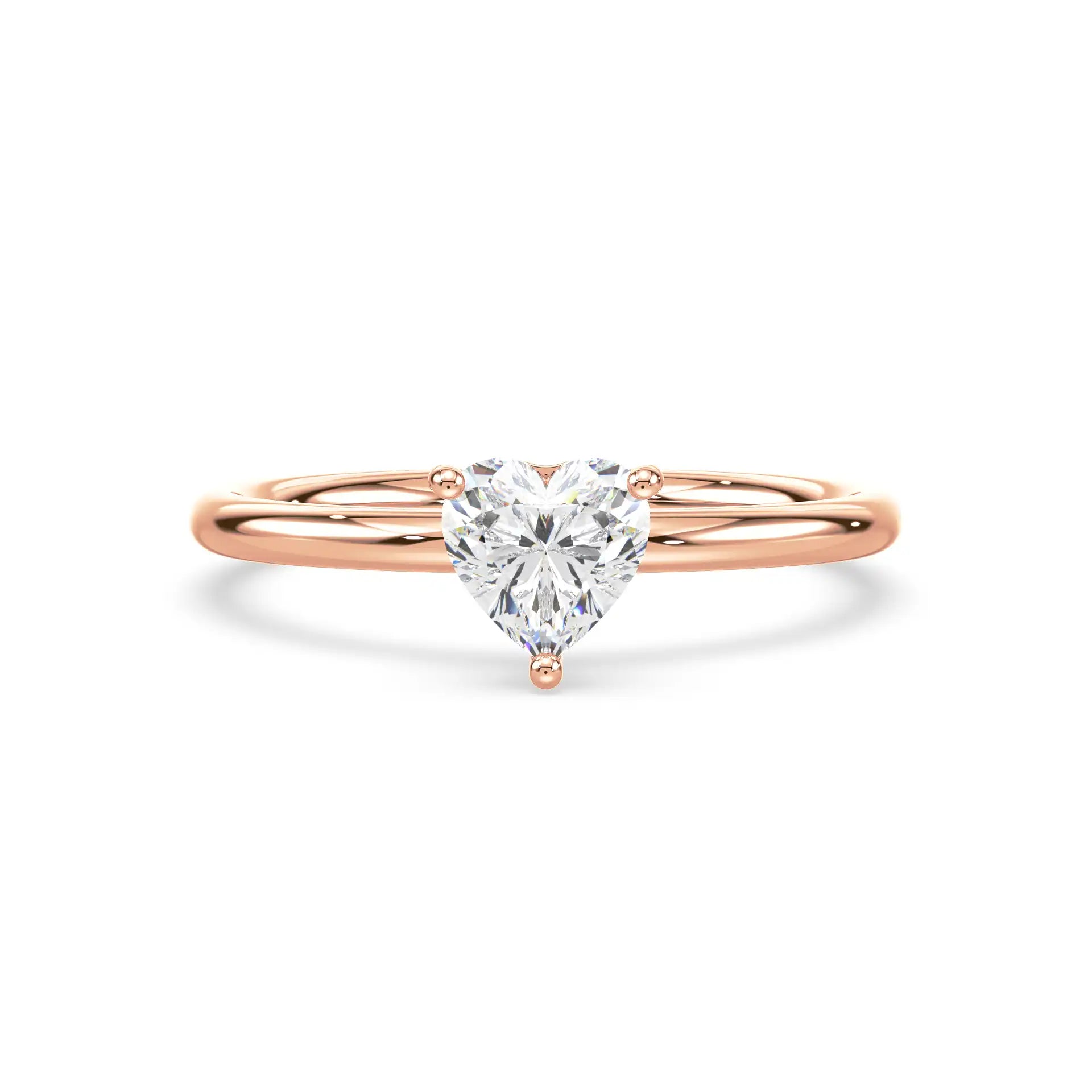Solitaire Ring - Heart
