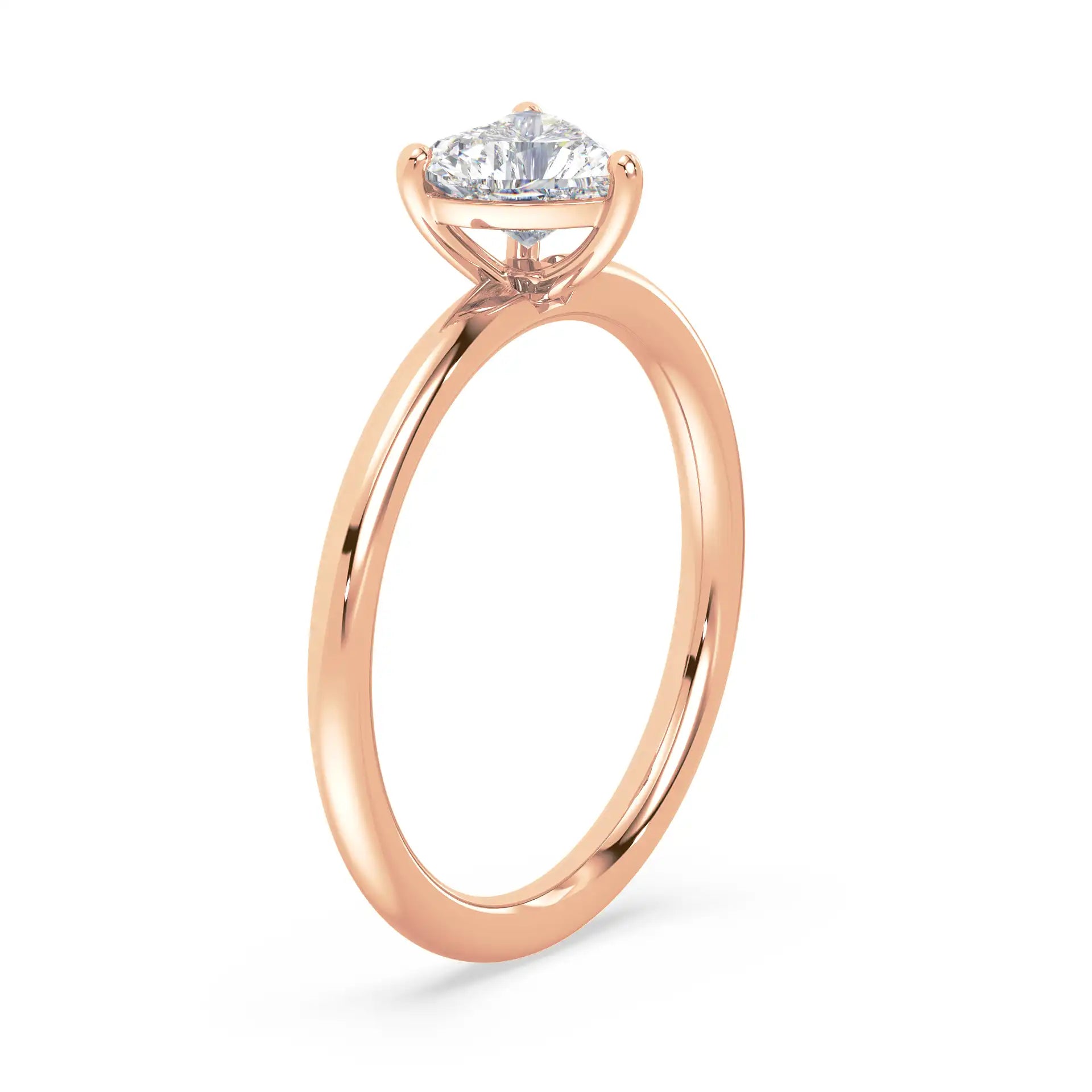 Solitaire Ring - Heart