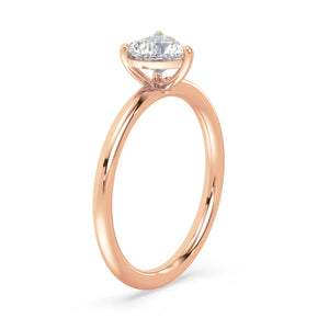 Solitaire Ring - Heart