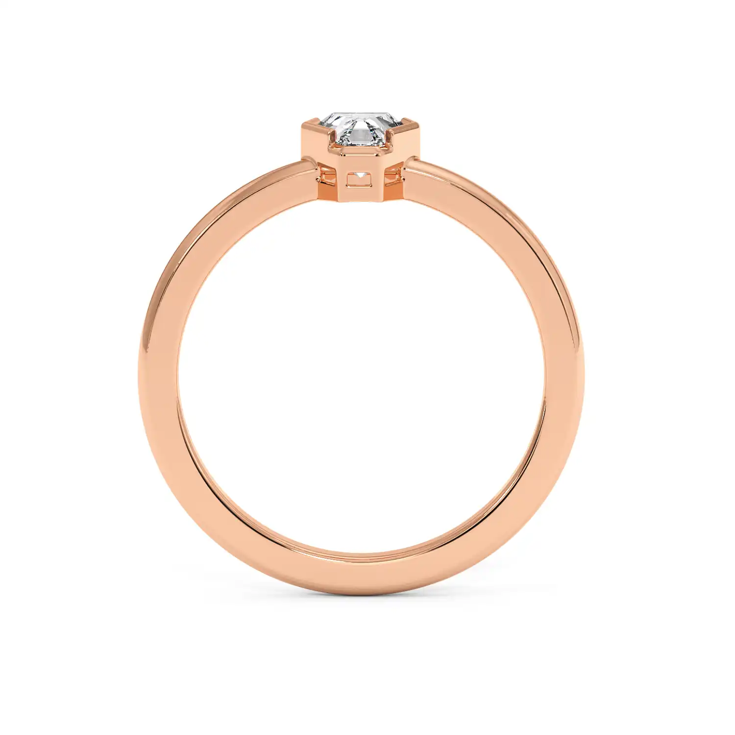 Solitaire Ring - Coffin