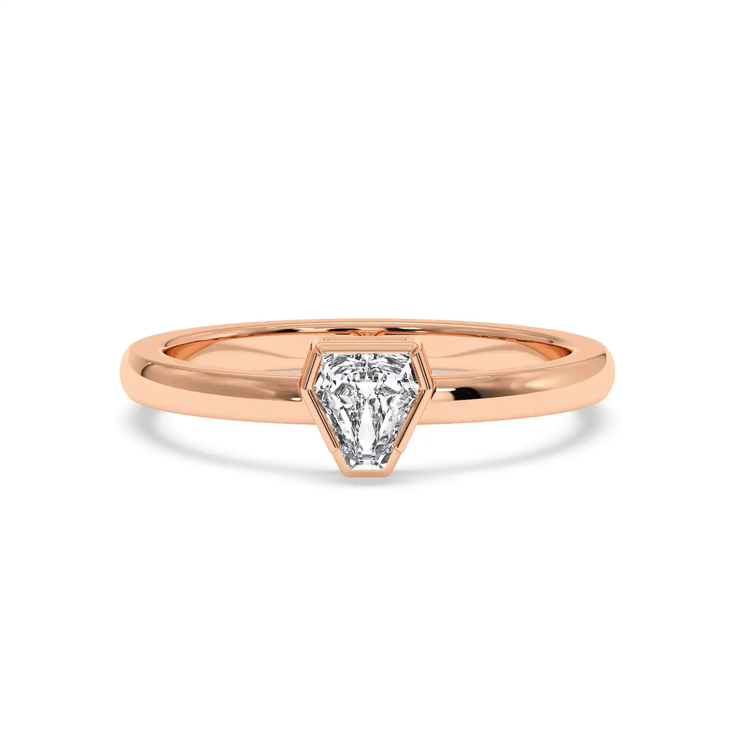Solitaire Ring - Coffin