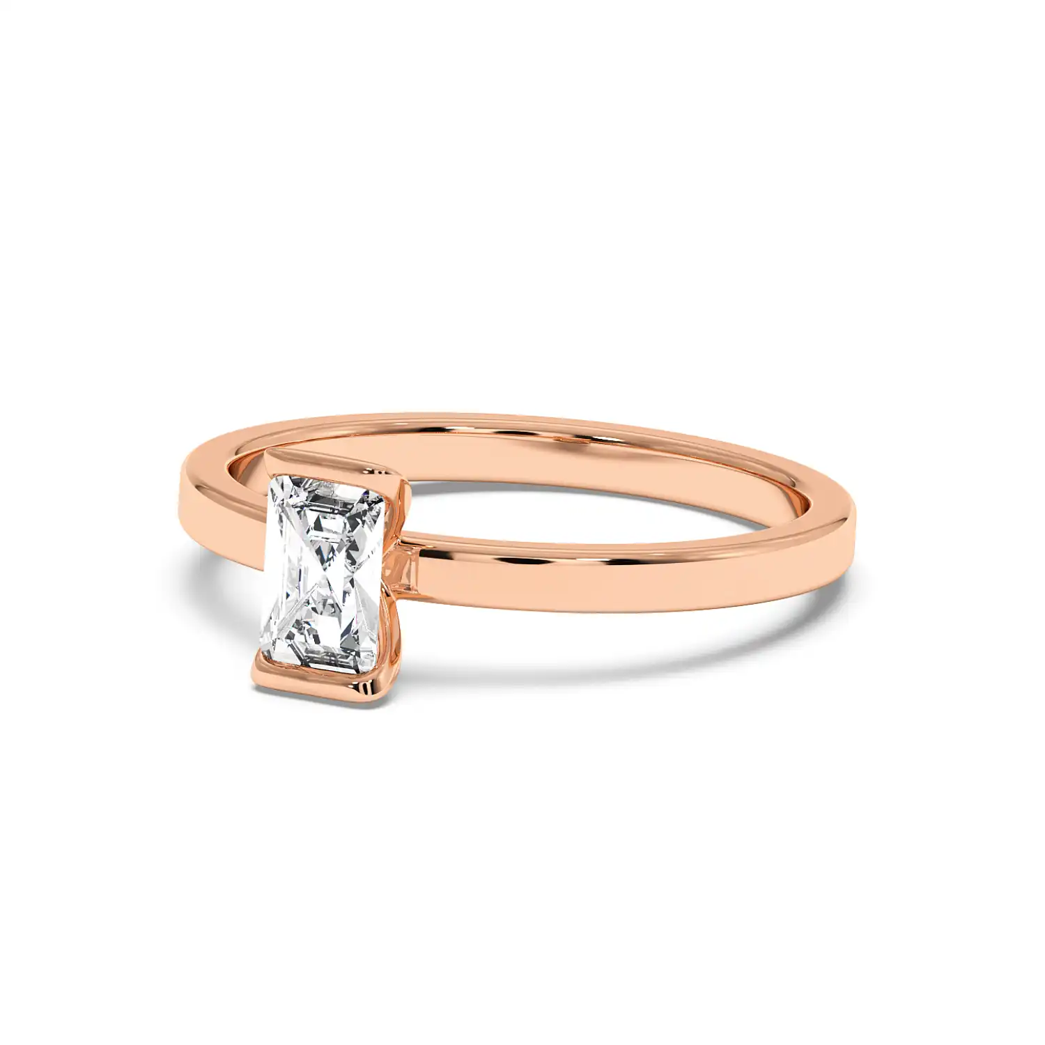 Solitaire Ring - Radiant
