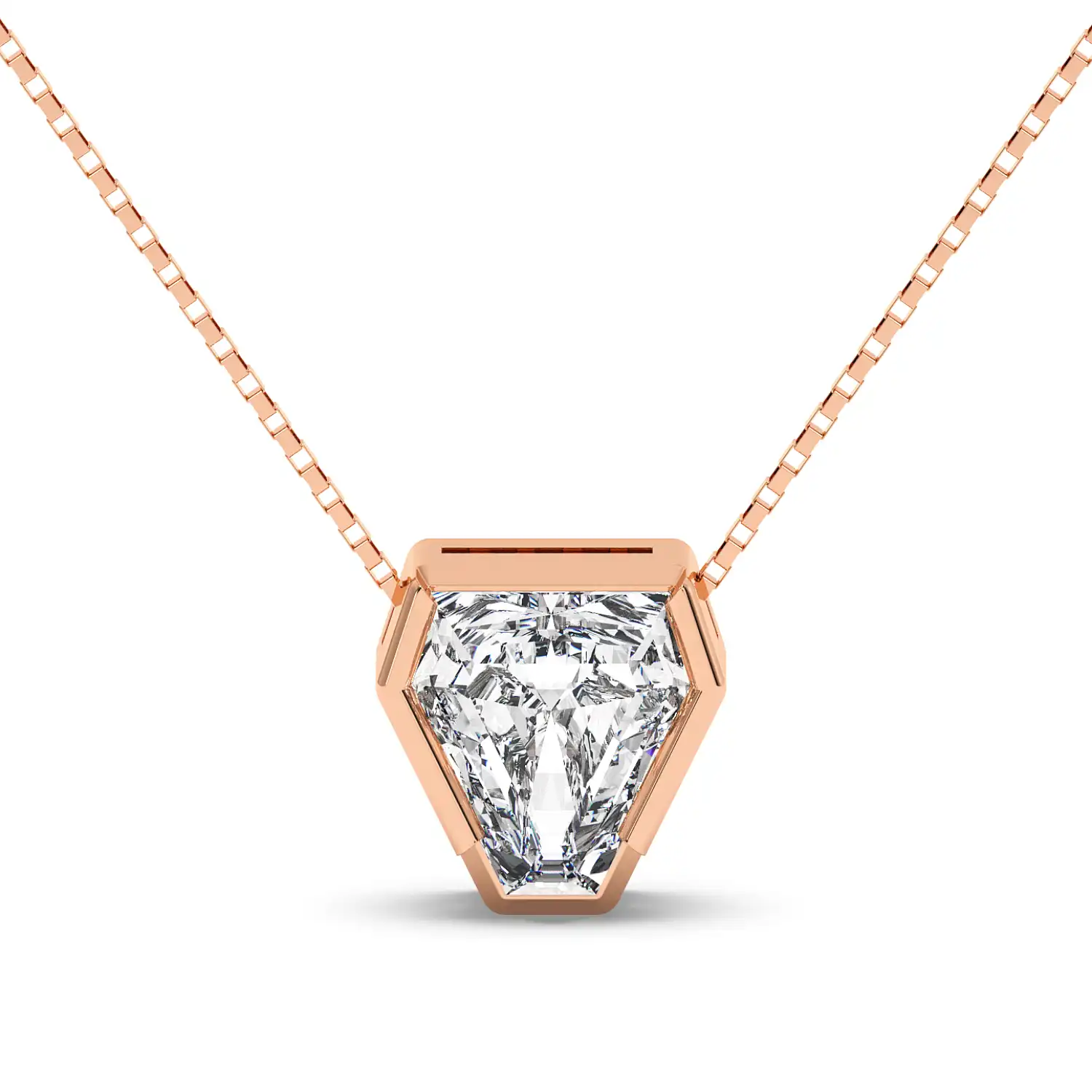 Solitaire Pendant - Coffin