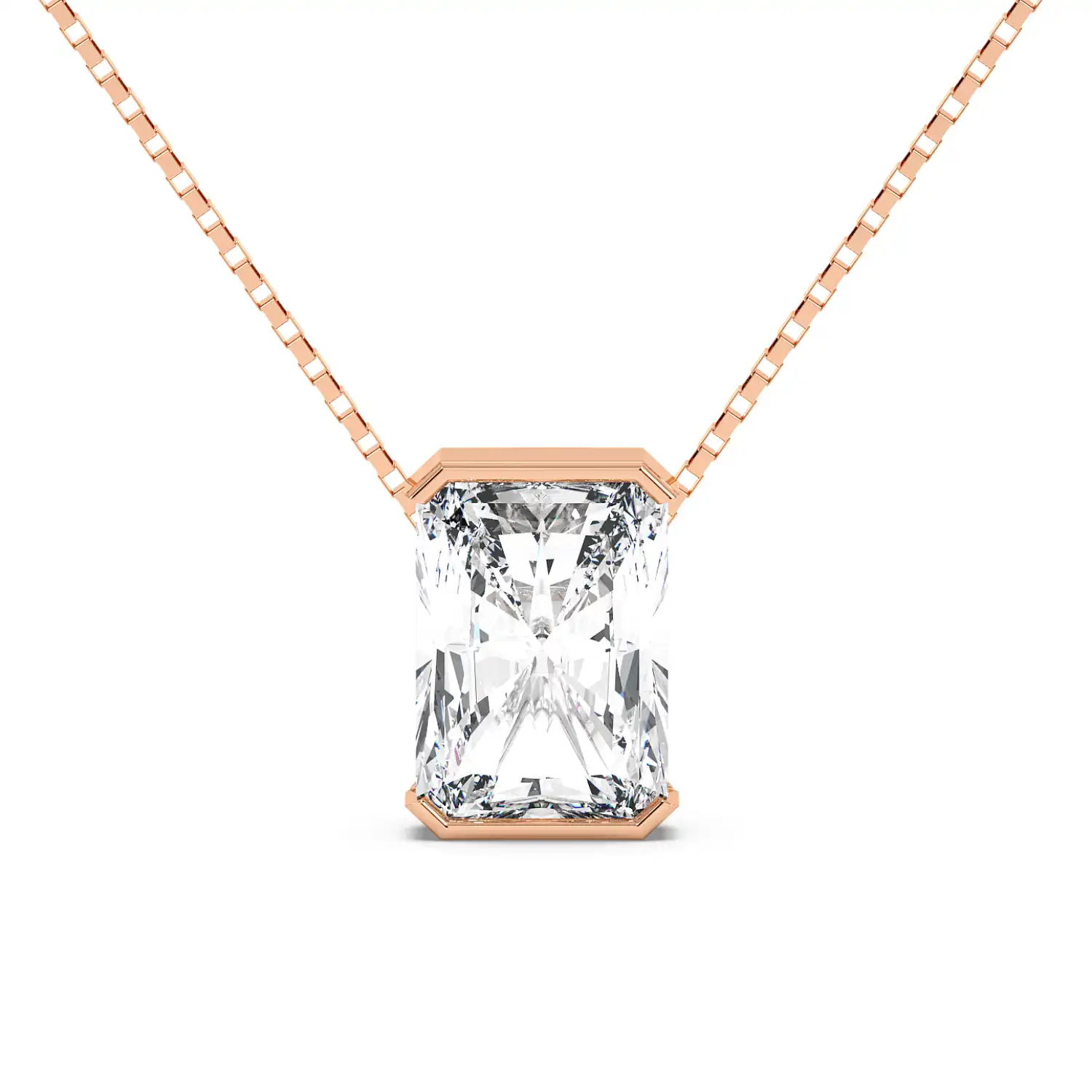 Solitaire Pendant - Radiant