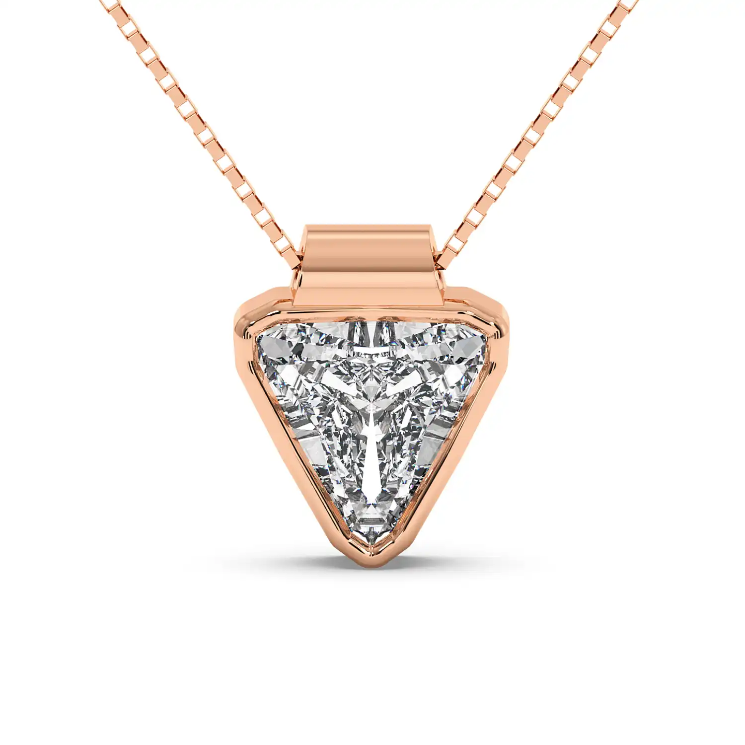 Solitaire Pendant - Trillion