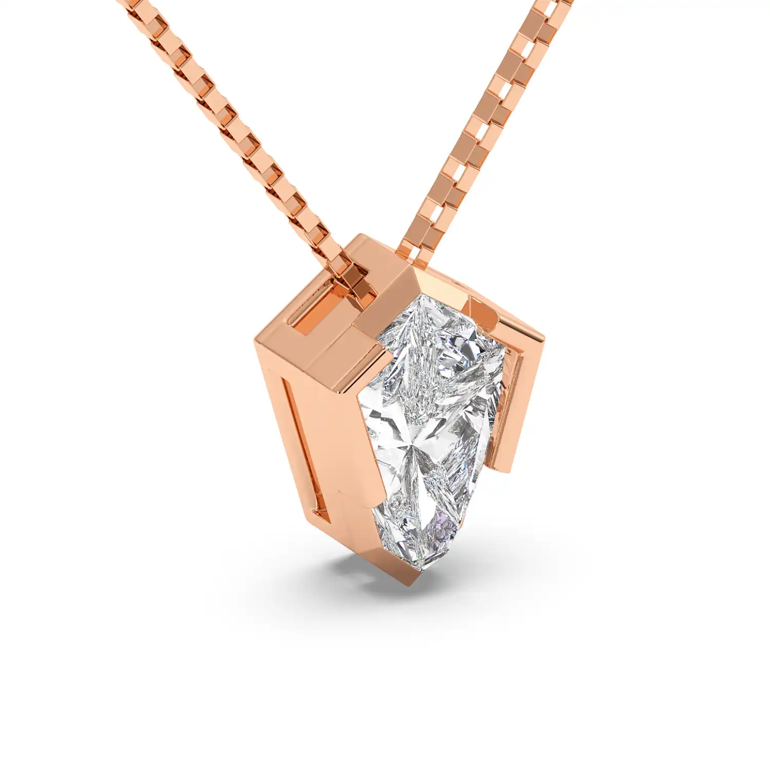 Solitaire Pendant - Shield
