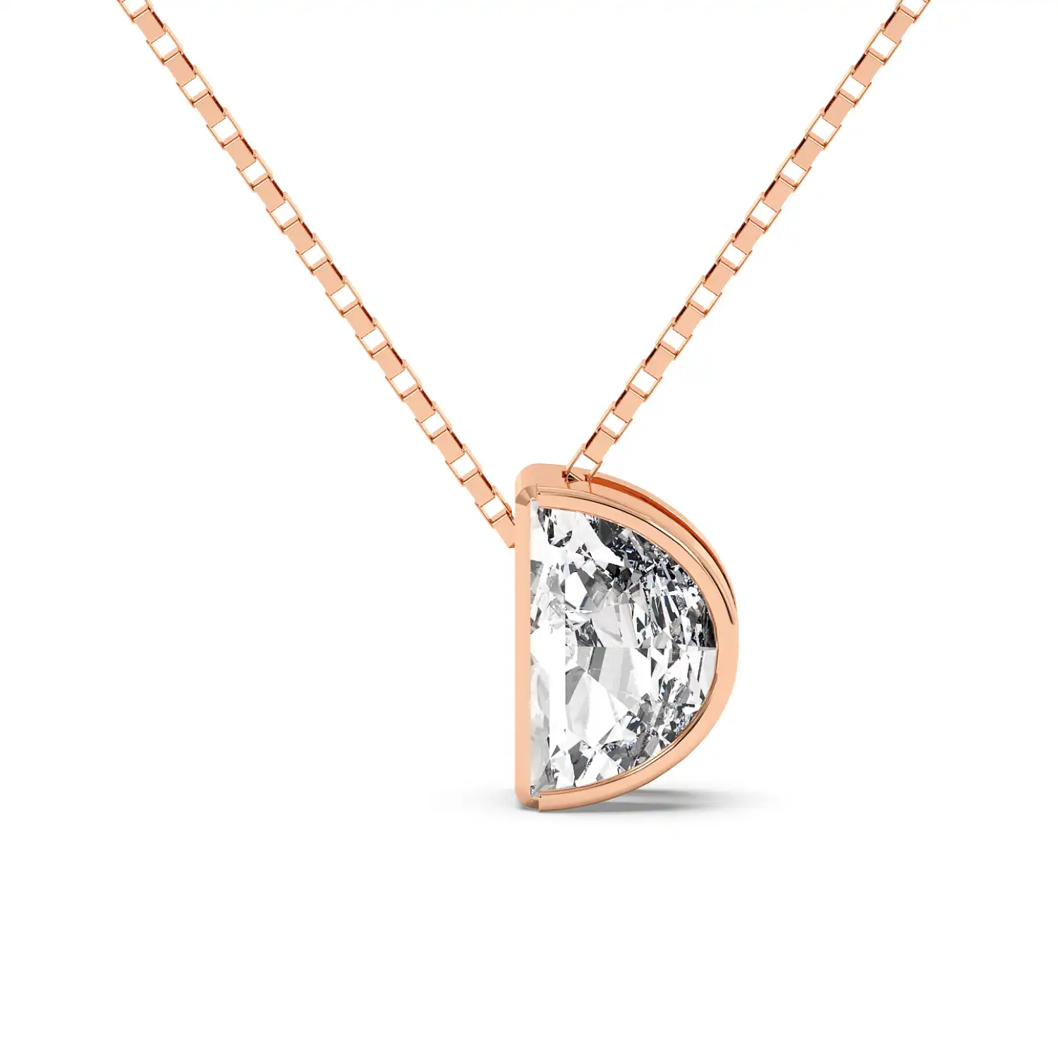 Solitaire Pendant - Halfmoon