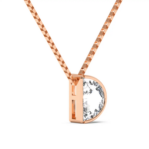Solitaire Pendant - Halfmoon
