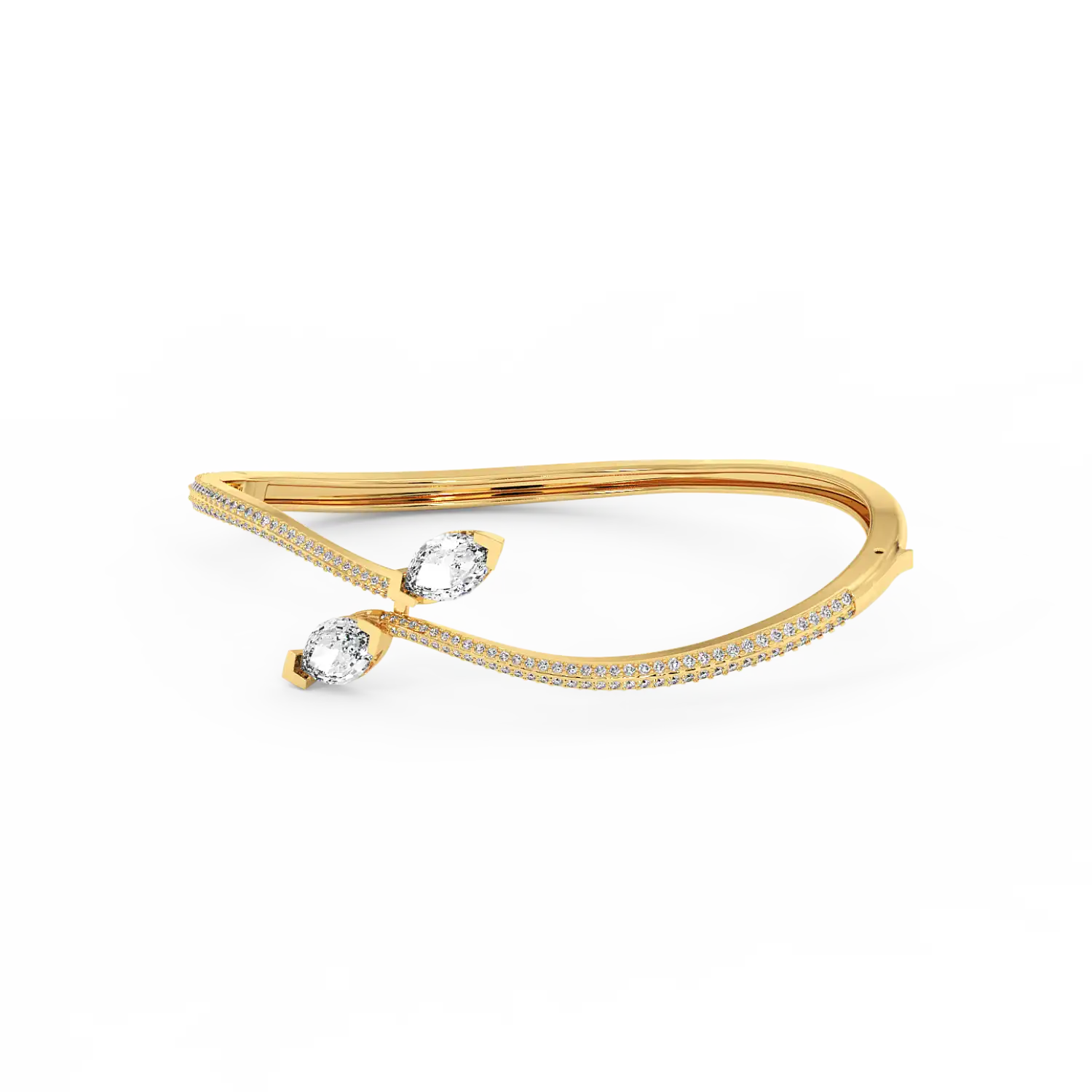 Lucent Marquise Bangle