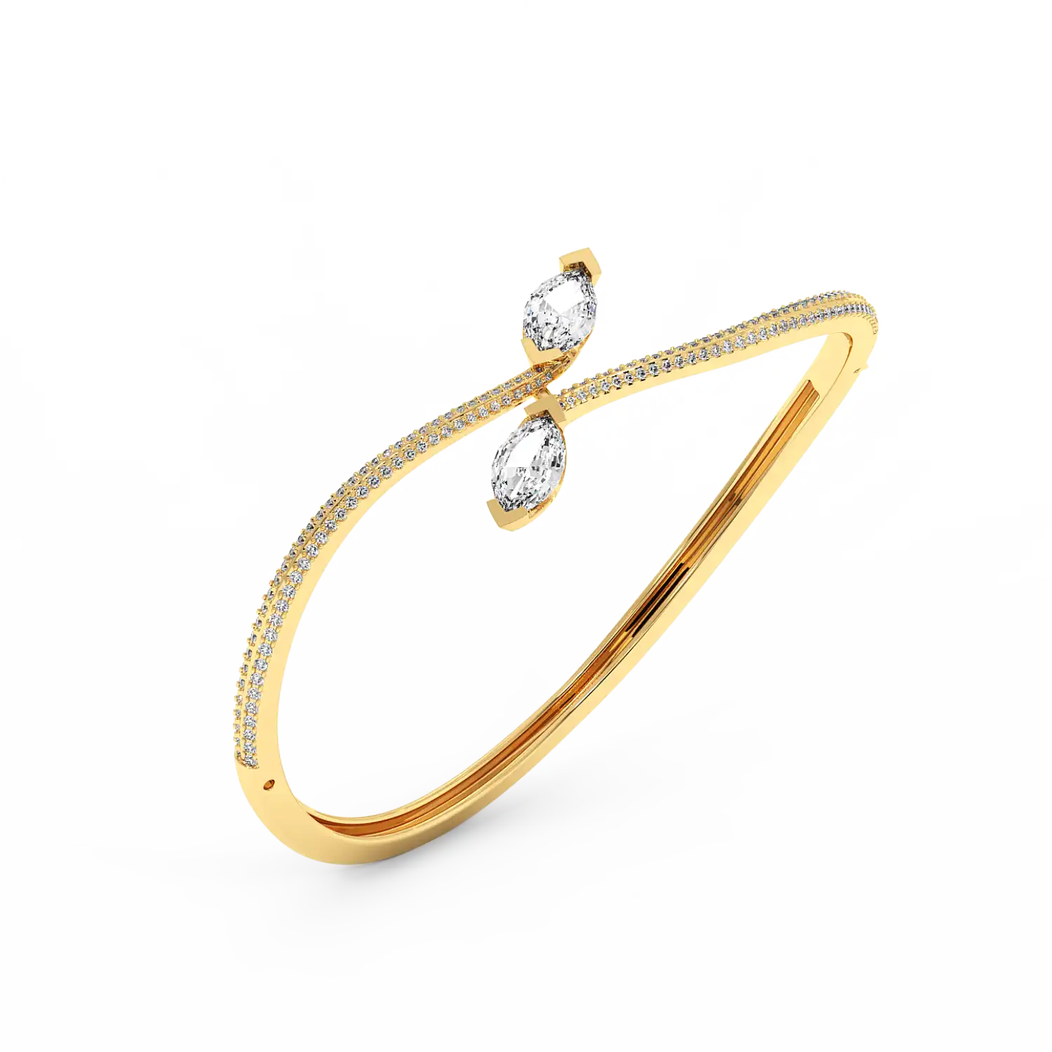 Lucent Marquise Bangle