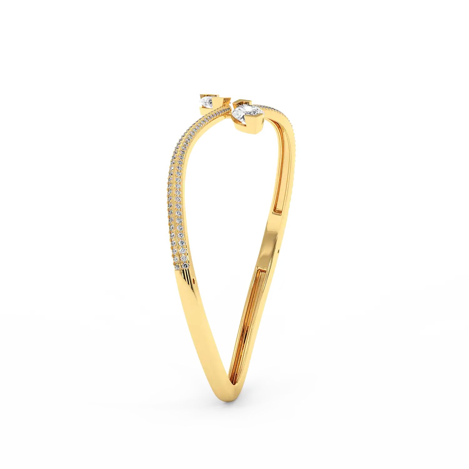 Lucent Marquise Bangle