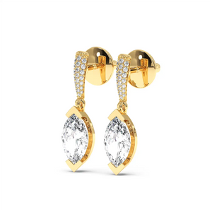 Fancy Earring - Step Cut Marquise