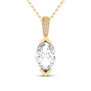 Fancy Pendant - Step Cut Marquise