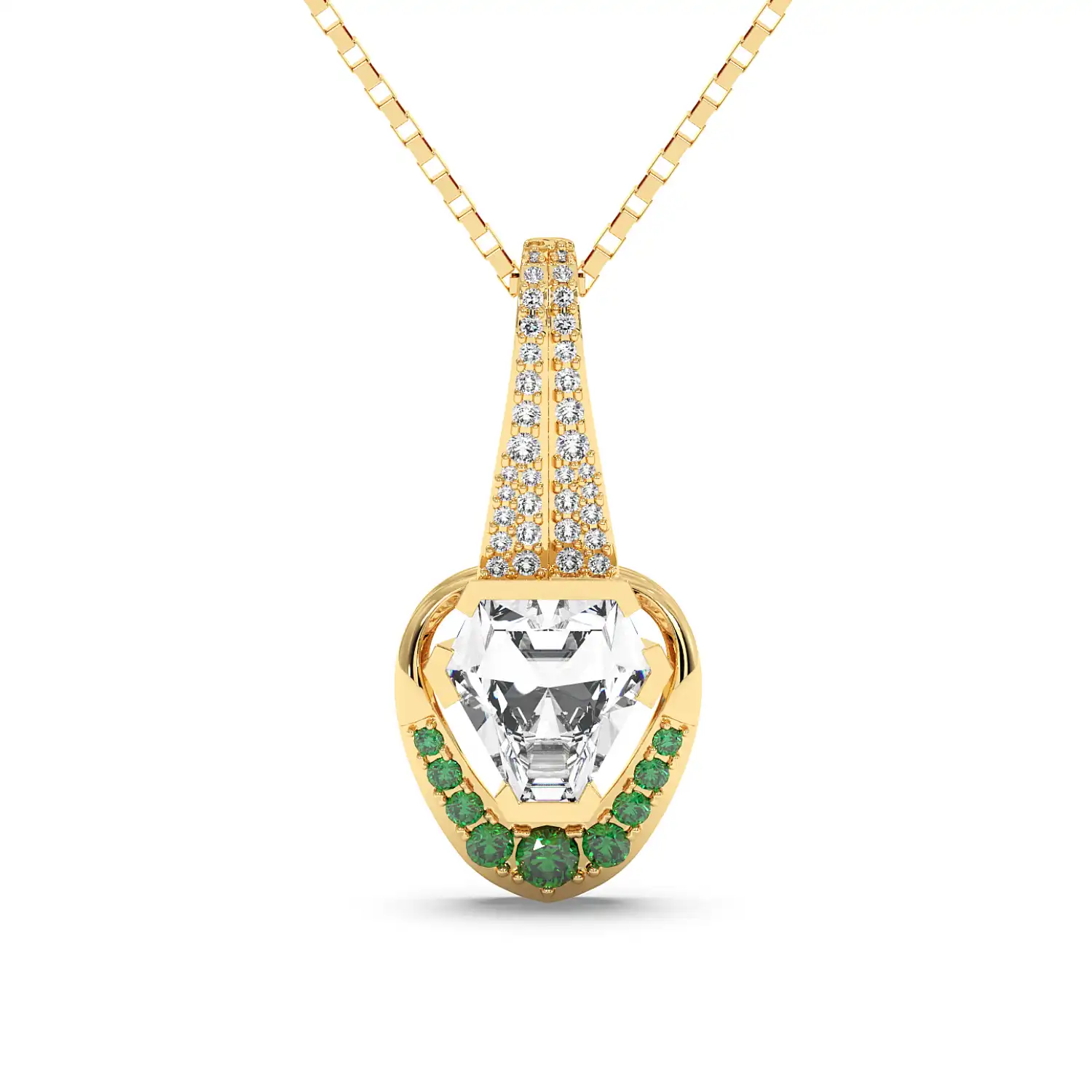 Calfstone Drop Necklace