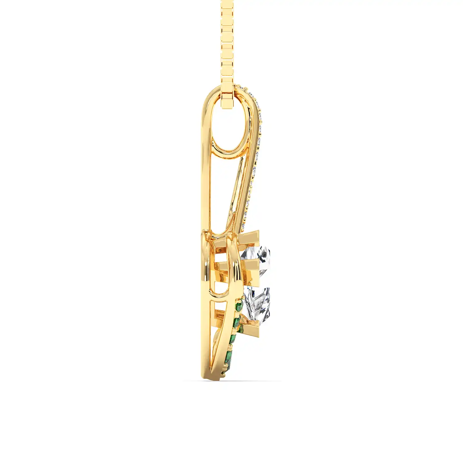 Calfstone Drop Necklace