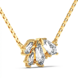 Cluster Shield Necklace