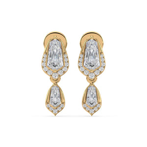 Shield Drop Earrings