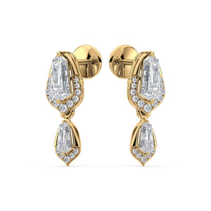 Shield Drop Earrings