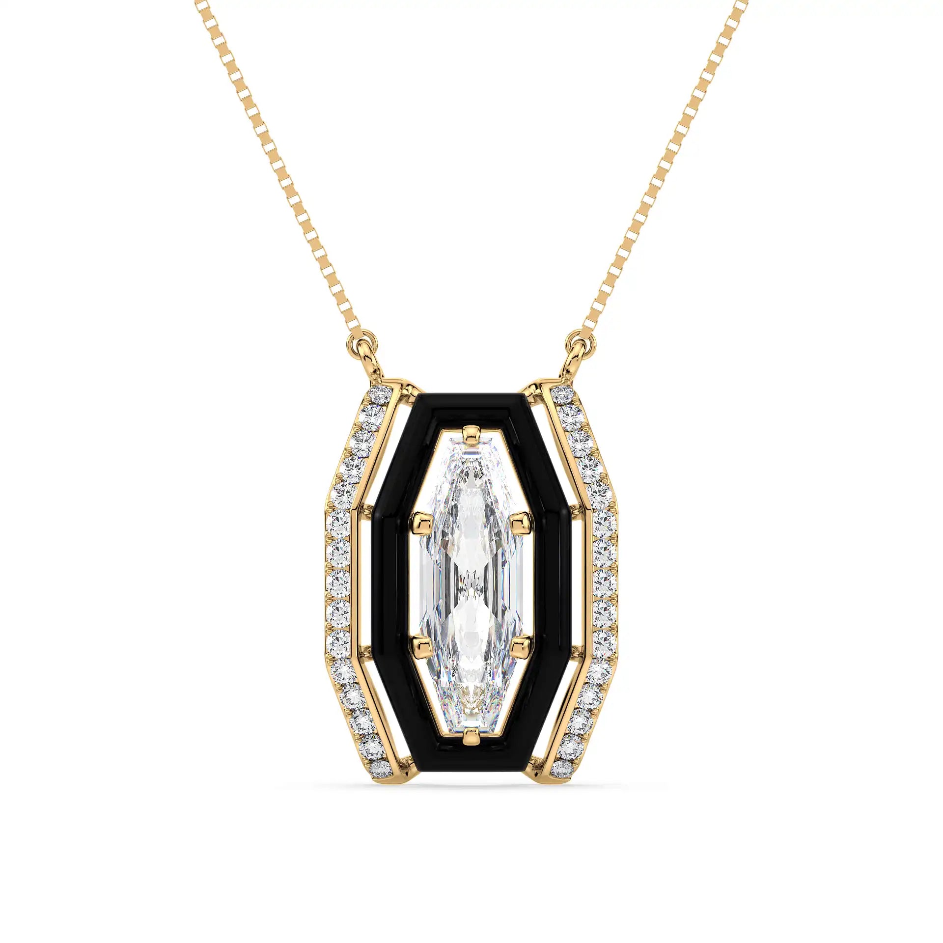 Geo Octagon Necklace