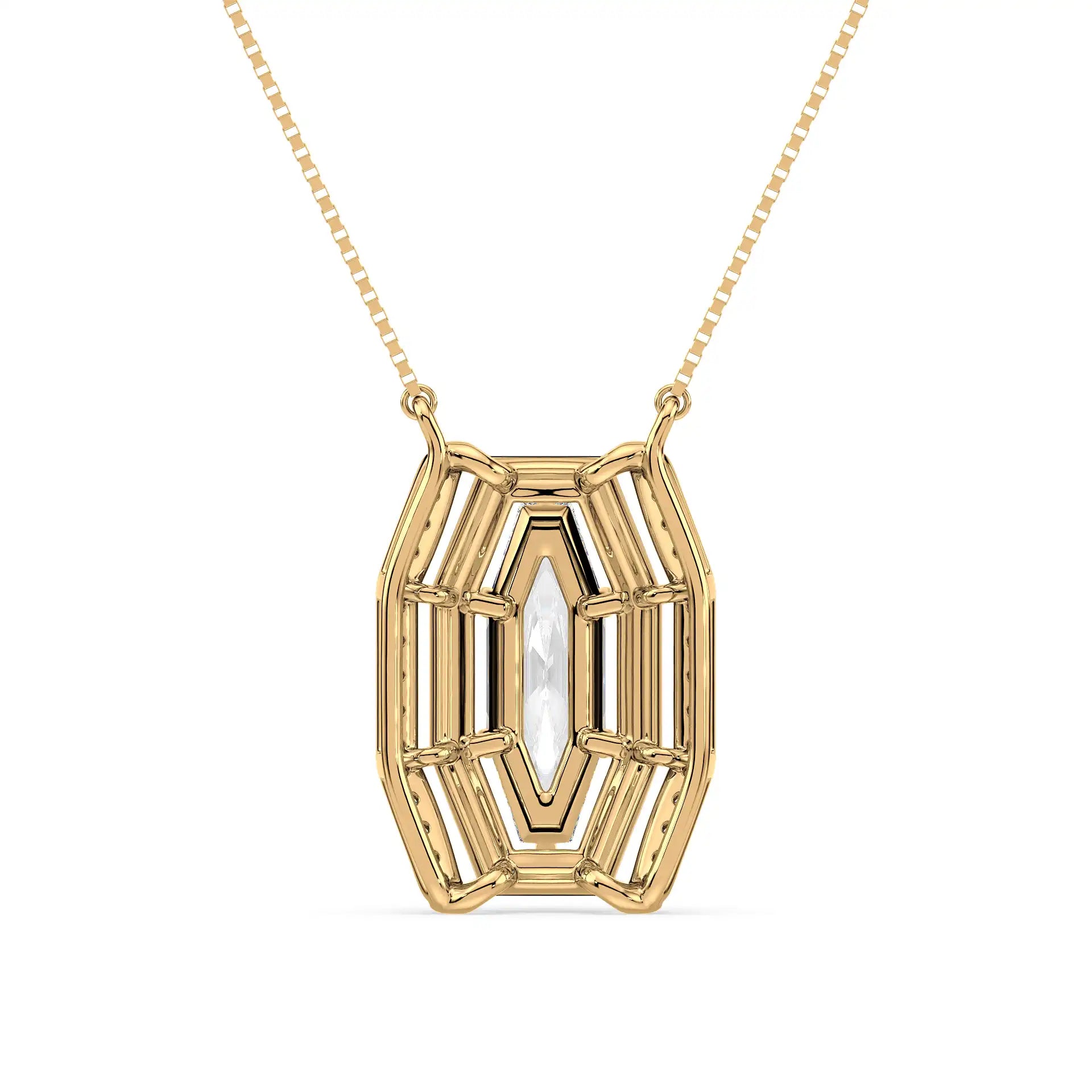 Geo Octagon Necklace