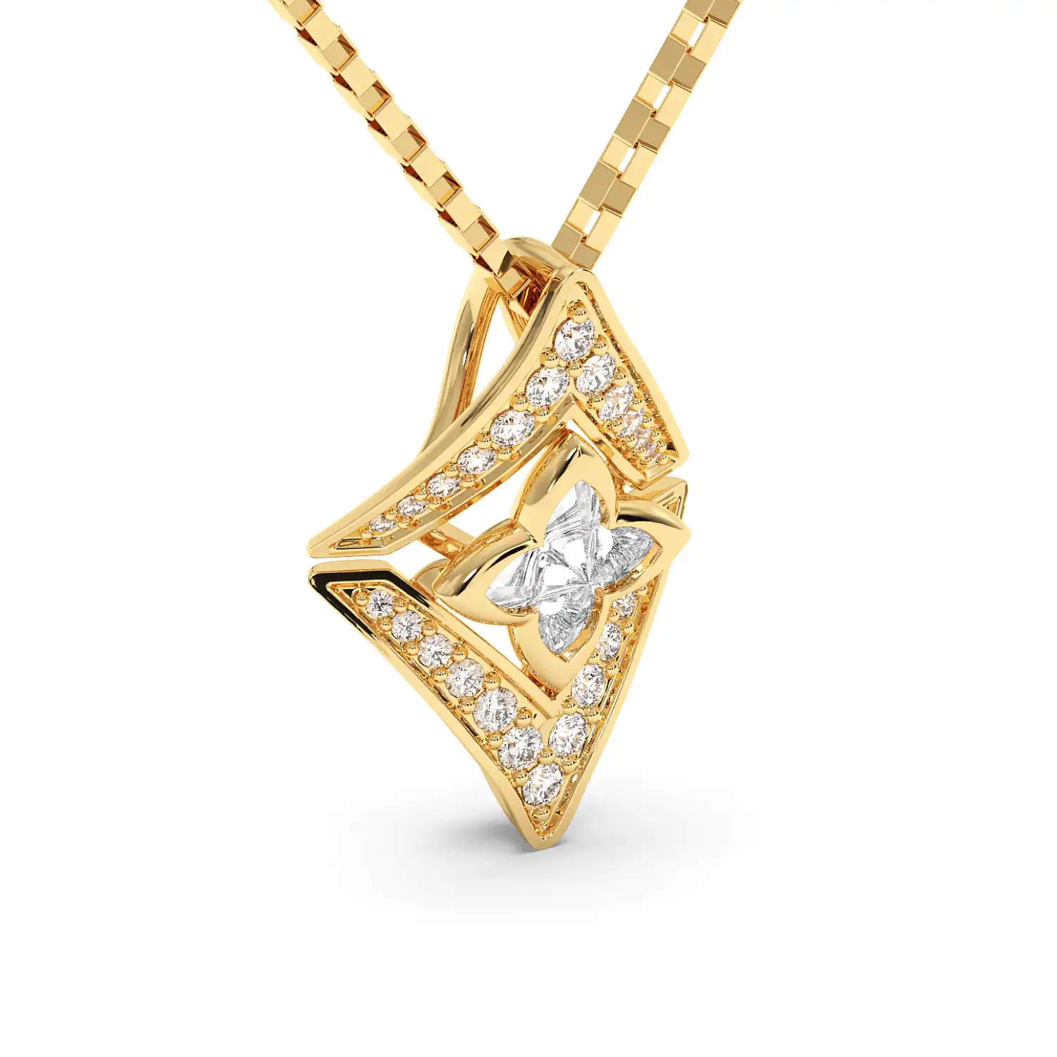 Floral Crest Pendant