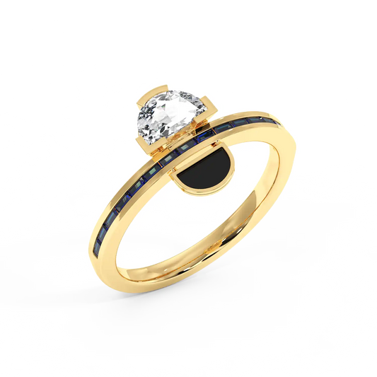 Lunar Split Ring