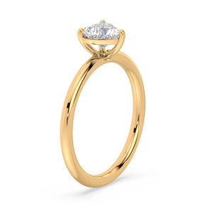 Solitaire Ring - Heart