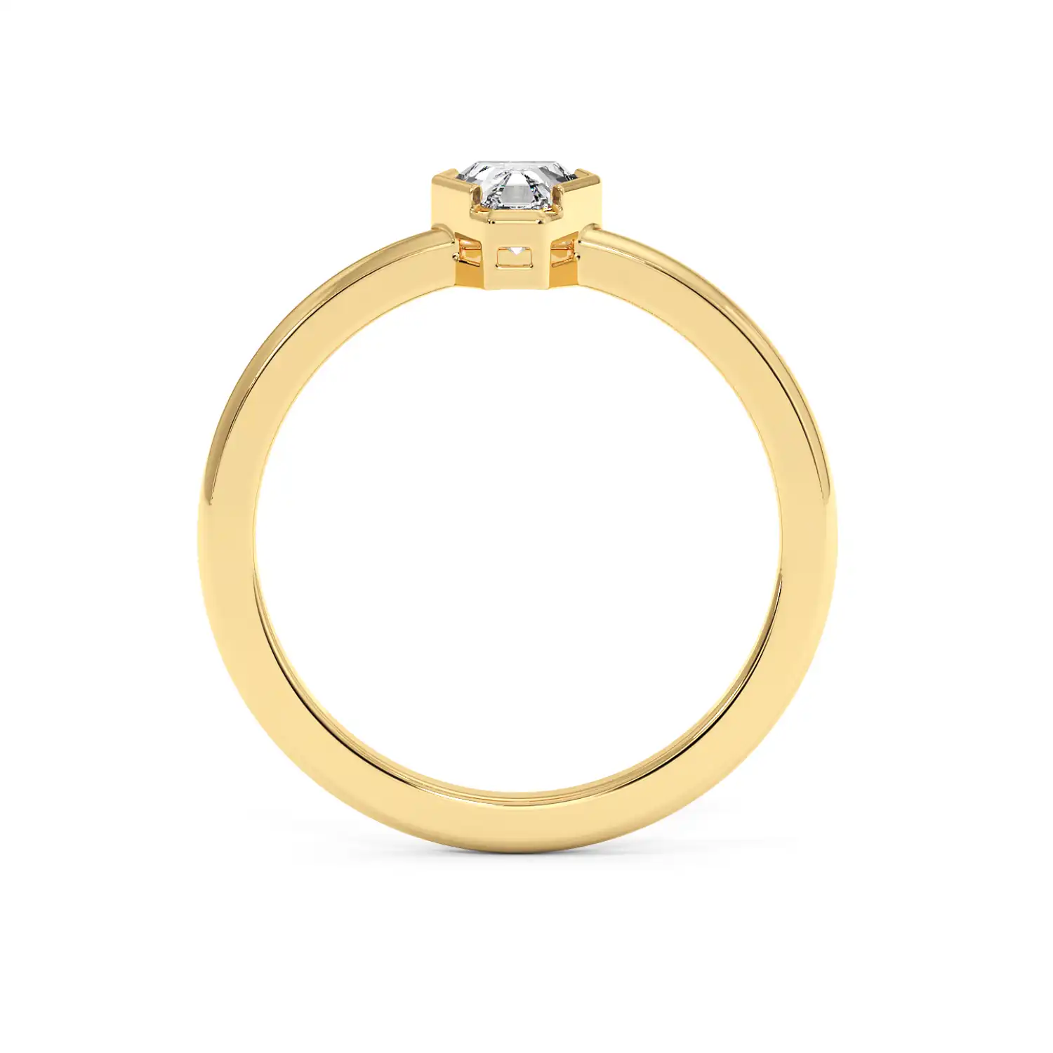 Solitaire Ring - Coffin