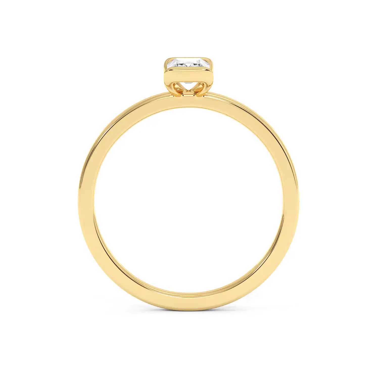 Solitaire Ring - Radiant