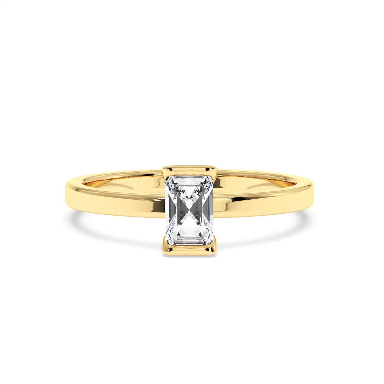 Solitaire Ring - Radiant