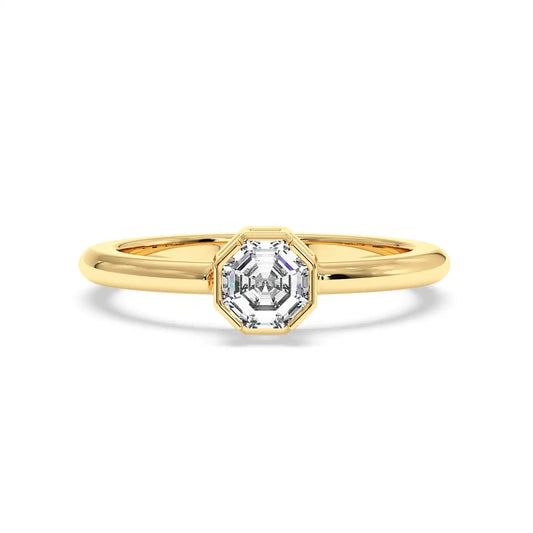 Solitaire Ring - Octagon