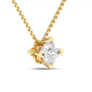 Solitaire Pendant - Floral