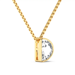 Solitaire Pendant - Halfmoon