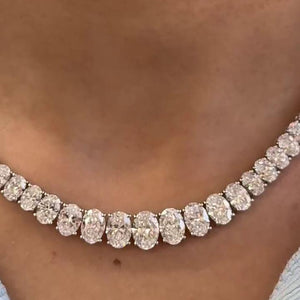 Oval Graduated Necklace