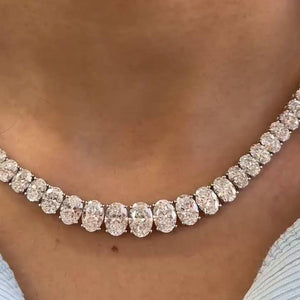 Oval Graduated Necklace
