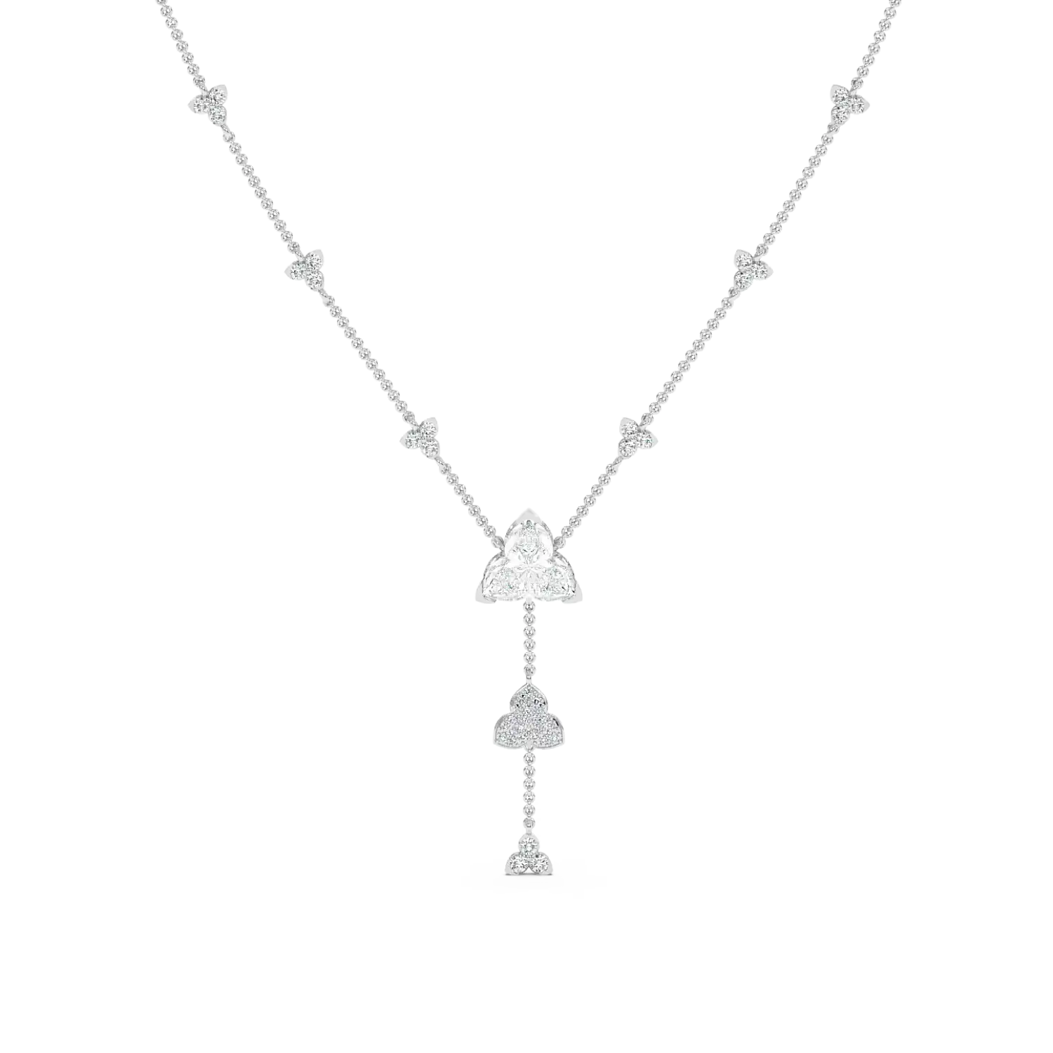 Petal Cascade Y-Necklace