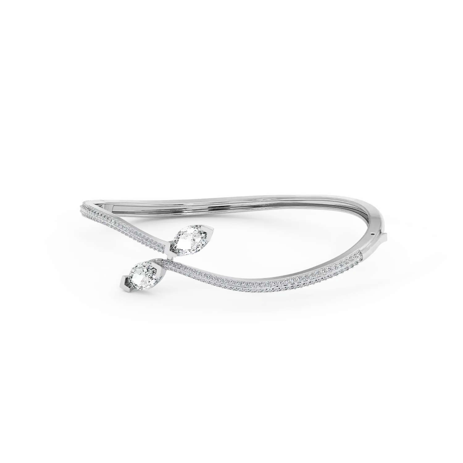 Lucent Marquise Bangle