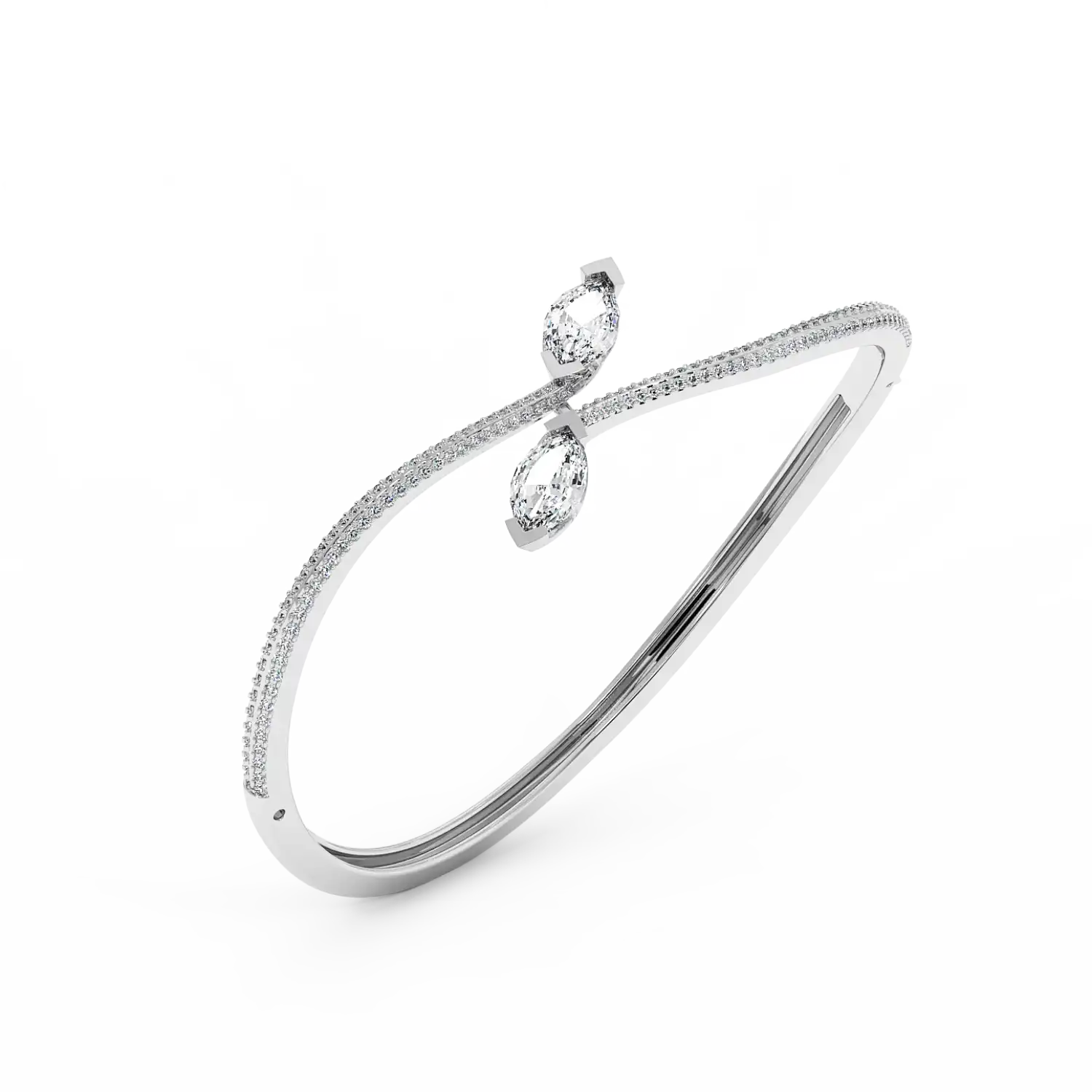 Lucent Marquise Bangle